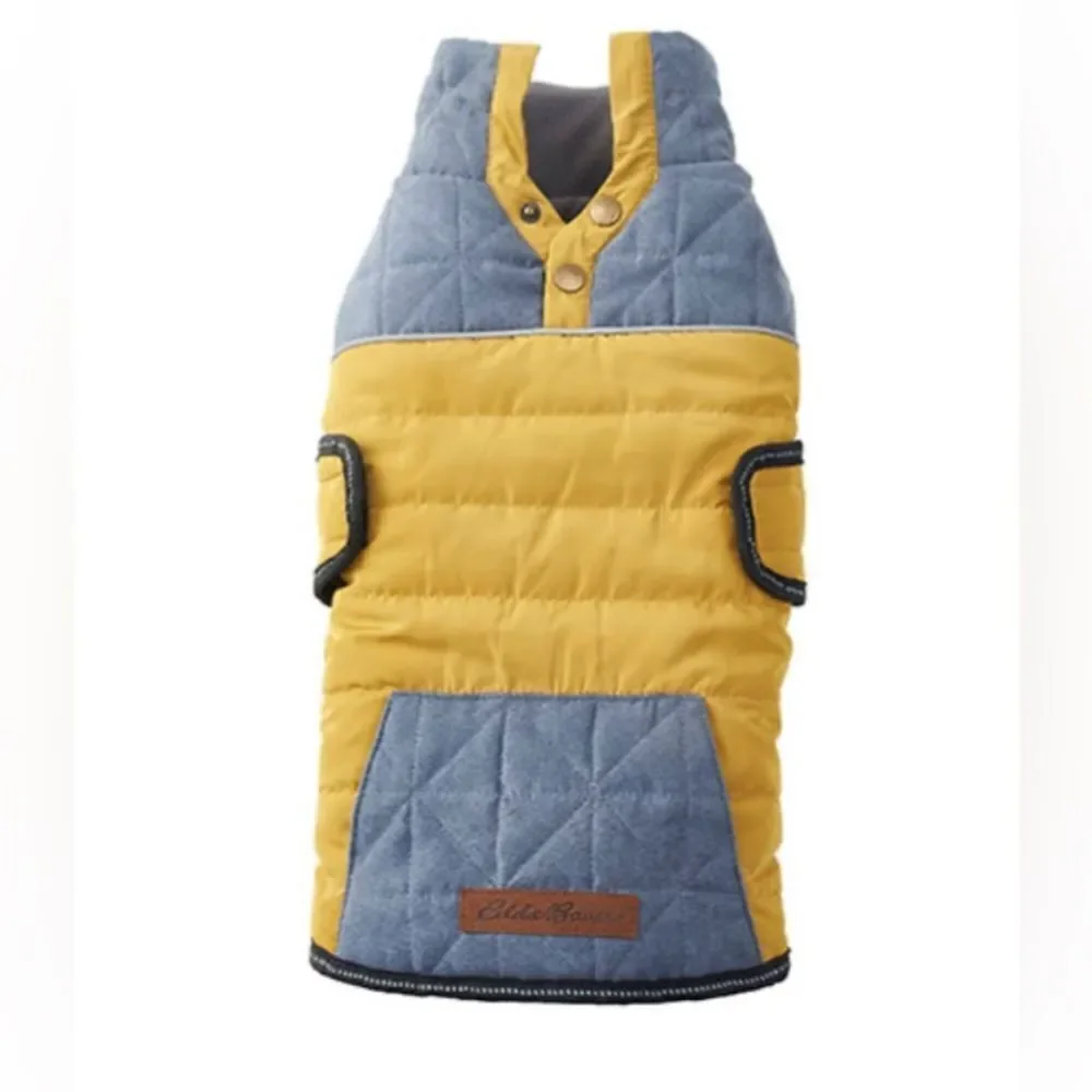 Eddie Bauer PET High Rock Padded Yoke Coat, Dijon EUC Size M